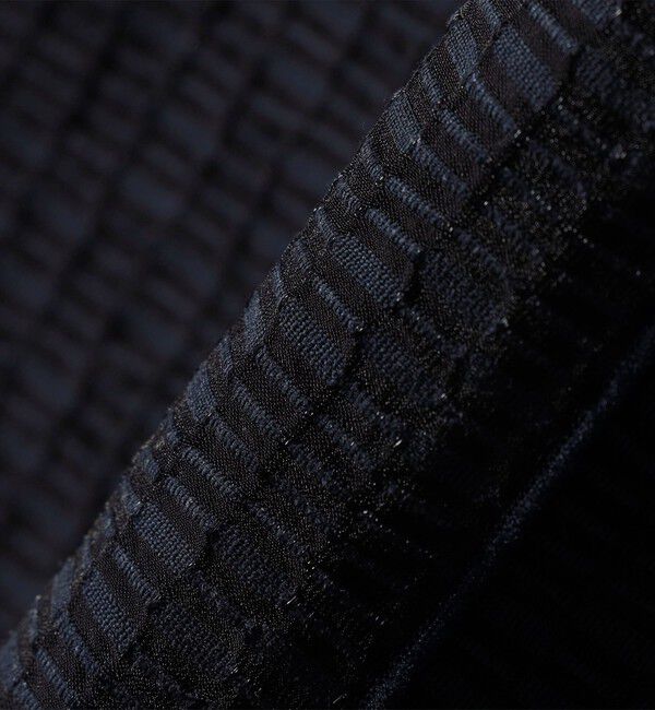 SHIPS for women「SHIPS Primary Navy Label:〈手洗い可能〉シアー ジャカード TEE ブラウス」|シャツ・ブラウス|