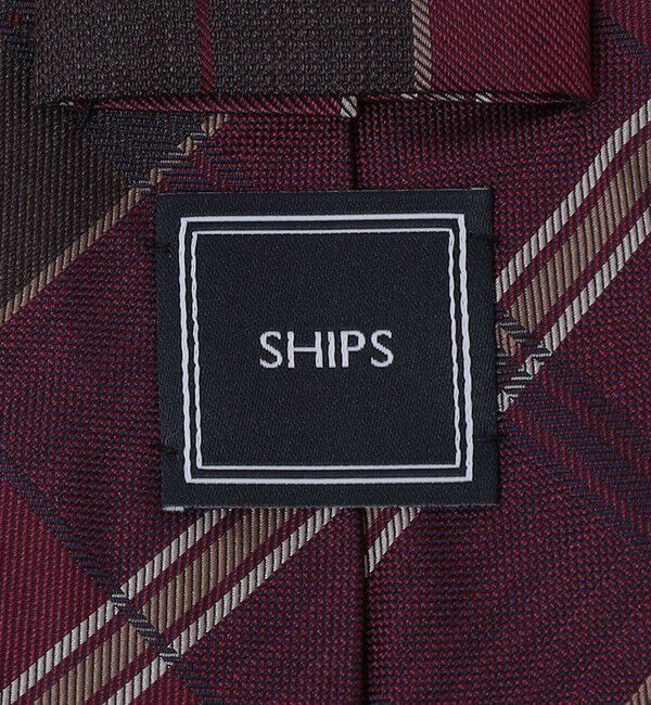 SHIPS「SHIPS: シルク デラヴェ チェック ネクタイ」|ネクタイ・蝶ネクタイ|