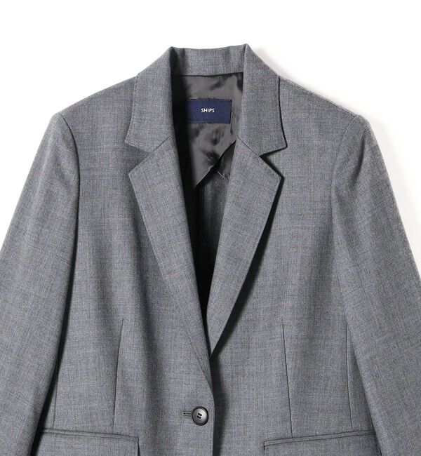 SHIPS for women「ウーステッド テーラード ジャケット（セットアップ対応）」|テーラードジャケット|
