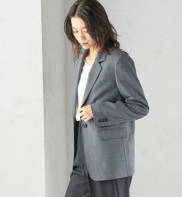 SHIPS for women「ウーステッド テーラード ジャケット（セットアップ対応）」|テーラードジャケット|