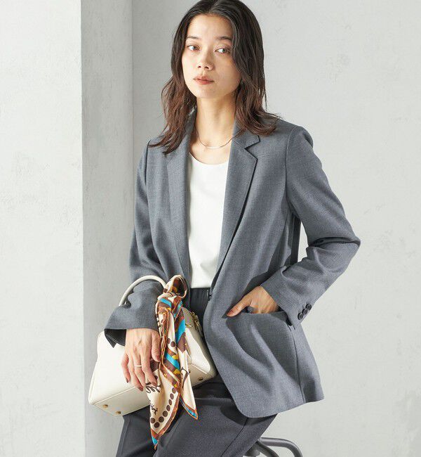 SHIPS for women「ウーステッド テーラード ジャケット（セットアップ対応）」|テーラードジャケット|