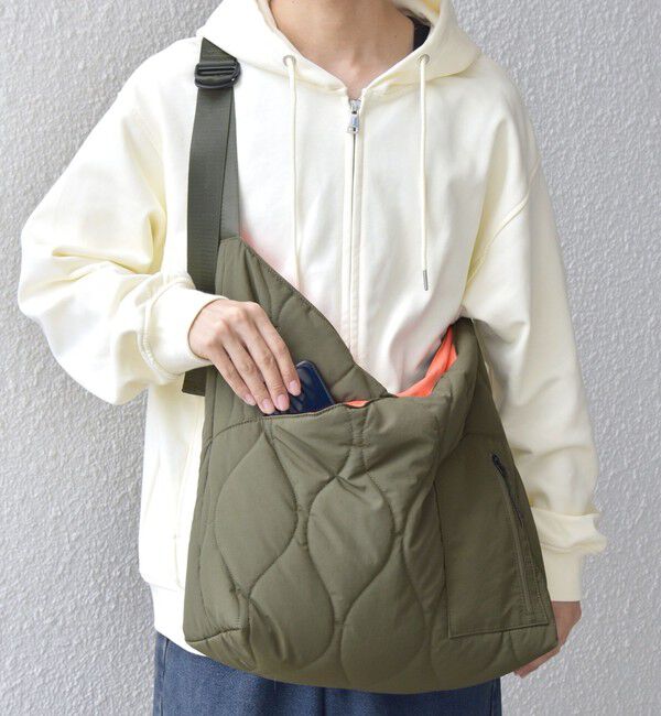 SHIPS any「SHIPS any: 2トーン キルティング アズマ 2WAY ショルダーバッグ◆」|ショルダー・メッセンジャー|