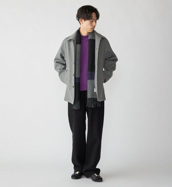 SHIPS「SHIPS: カシミヤ ダブルフェイス チェック マフラー」|マフラー|