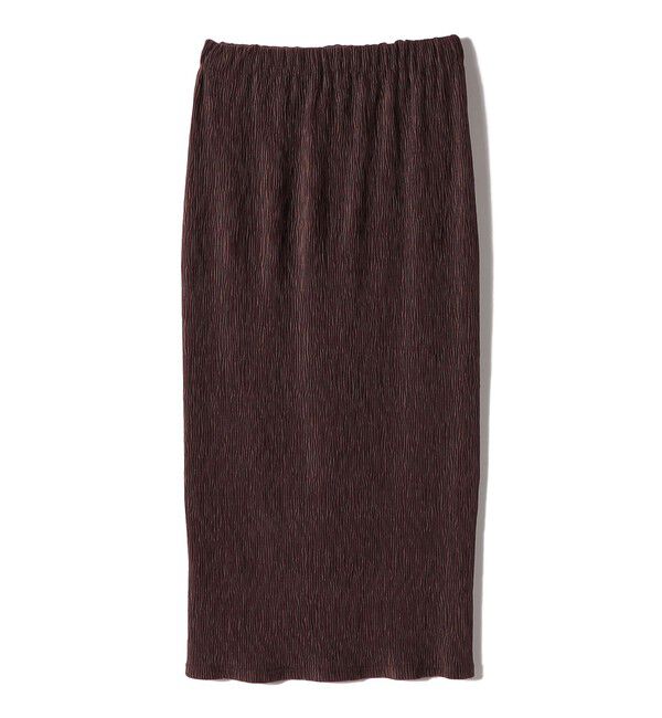 SHIPS Colors 「SHIPS Colors:〈手洗い可能〉ポリエステル ベロア プリーツ タイトスカート」|スカート|