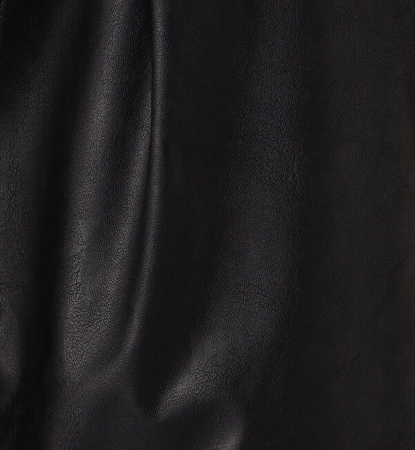 Ballsey「レザーライクウェットクロス ハイウエストハーフパンツ」|その他|