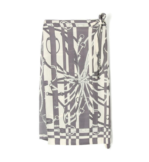 TOMORROWLAND BUYING WEAR「TOMORROWLAND スカーフプリントスカート」|フレア|