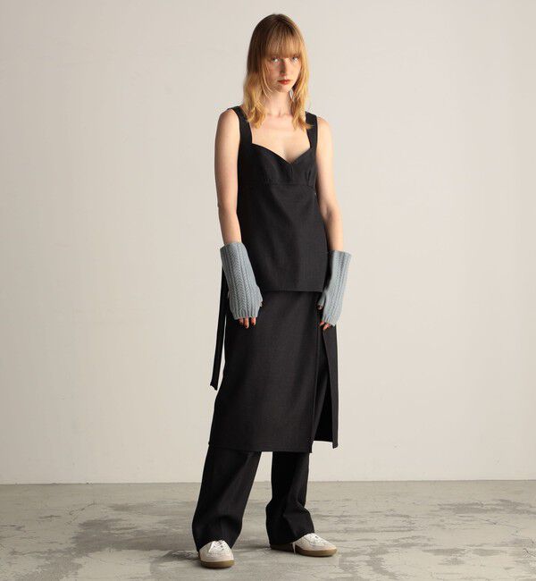 BACCA「ウールレーヨンツイル キャミソールトップ」|シャツ・ブラウス|