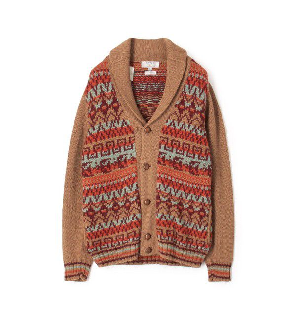 TOMORROWLAND BUYING WEAR「Raffa Molina アルパカ ショールカラーカーディガン」|カーディガン|38 ブラウン系