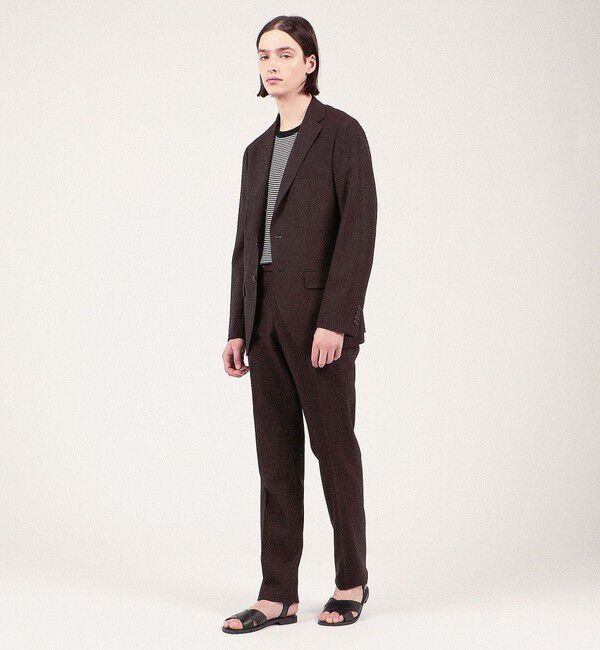 TOMORROWLAND MENS「Super130'sウール シングルブレステッド2Bジャケット Drago Swing」|テーラードジャケット|