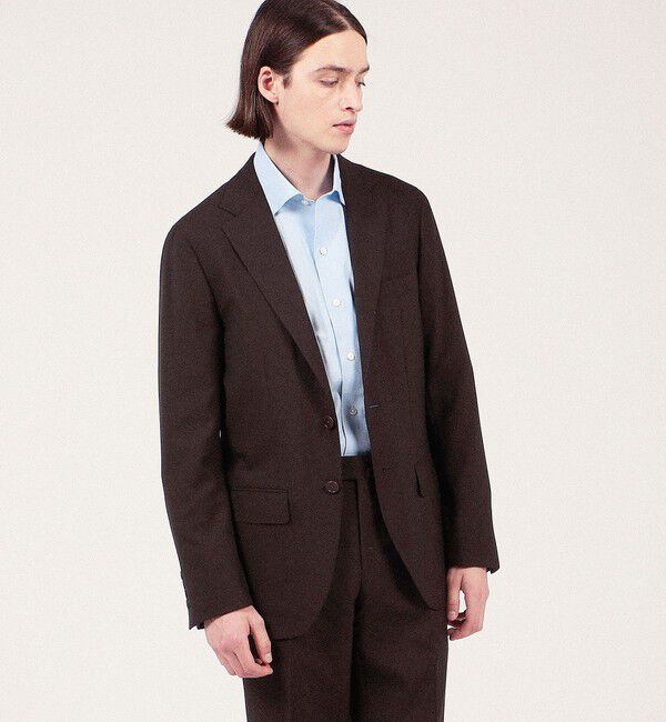 TOMORROWLAND MENS「Super130'sウール シングルブレステッド2Bジャケット Drago Swing」|テーラードジャケット|
