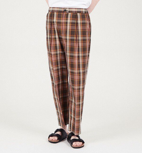 TOMORROWLAND MENS「クレープコットン サイドシャーリングイージーパンツ」|その他|