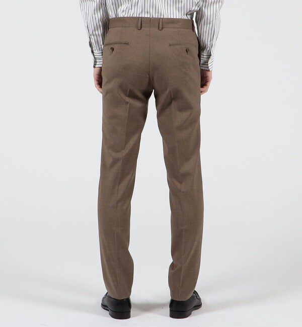 TOMORROWLAND MENS「Super100'sウール ノープリーツスリムスラックス Angelico」|スラックス|