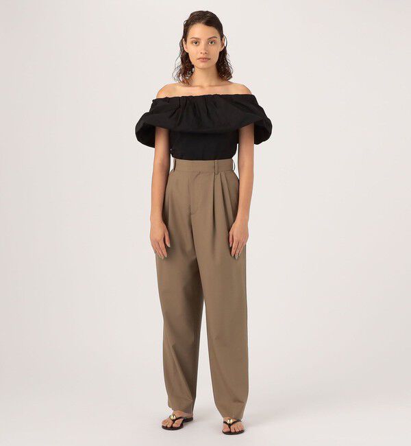 TOMORROWLAND BUYING WEAR「FLICKA ラッフルカラーブラウス」|シャツ・ブラウス|