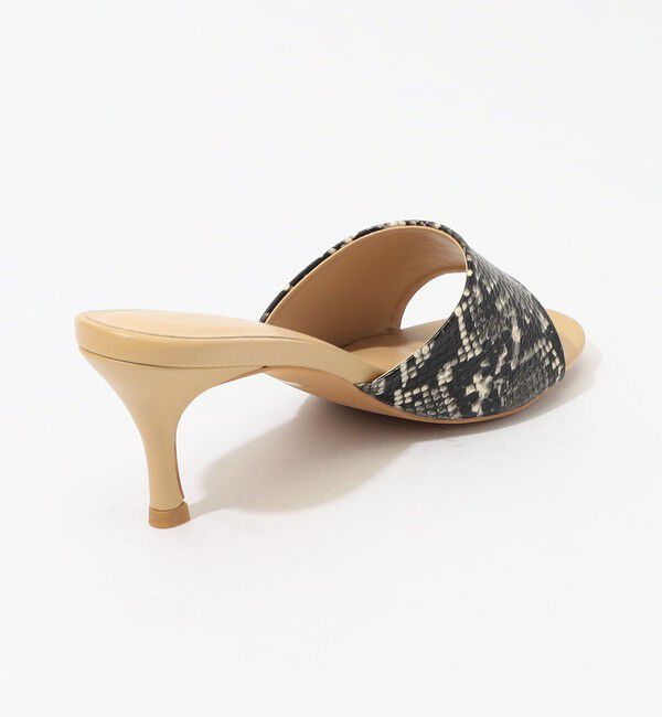 TOMORROWLAND GOODS「TOMORROWLAND パイソン型押しミュール」|サンダル|