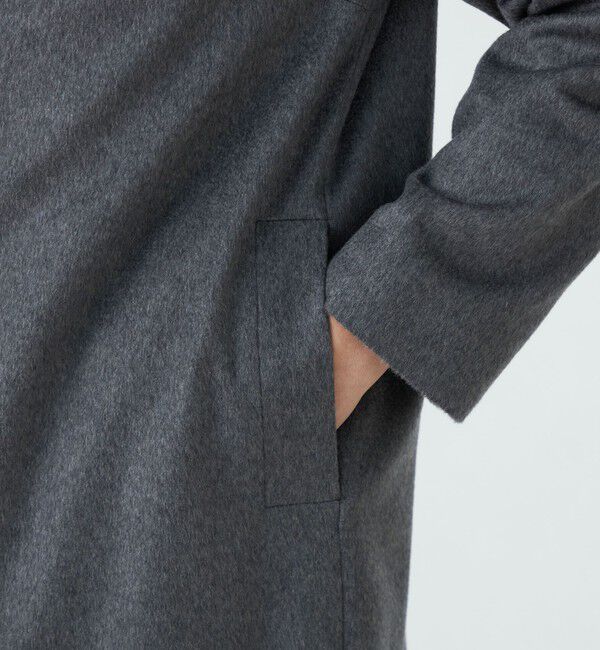 TOMORROWLAND collection「ウェービーカシミヤ ノーカラーコート」|ノーカラーコート|