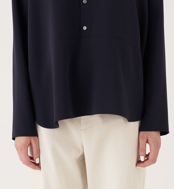 GALERIE VIE「ダブルクロス ワイドプルオーバーシャツ」|シャツ・ブラウス|