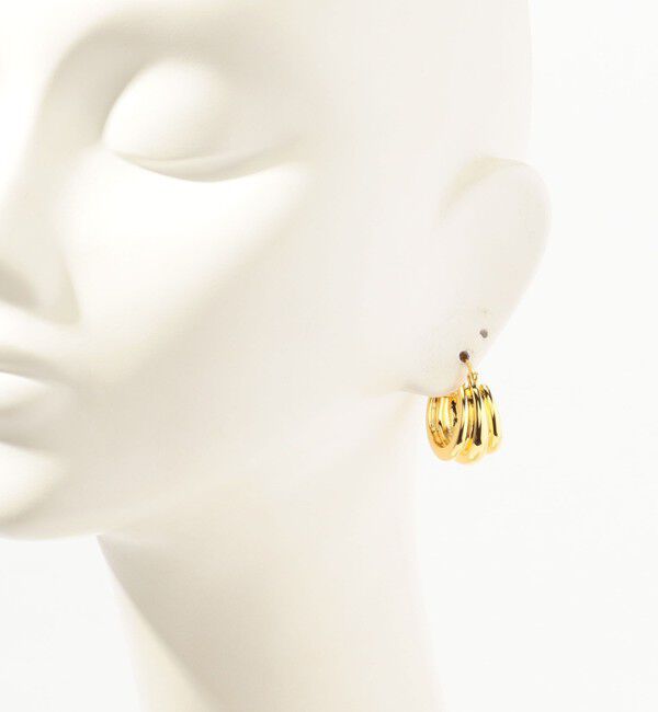 TOMORROWLAND GOODS「Kenneth Jay Lane ゴールドフープピアス」|ピアス|