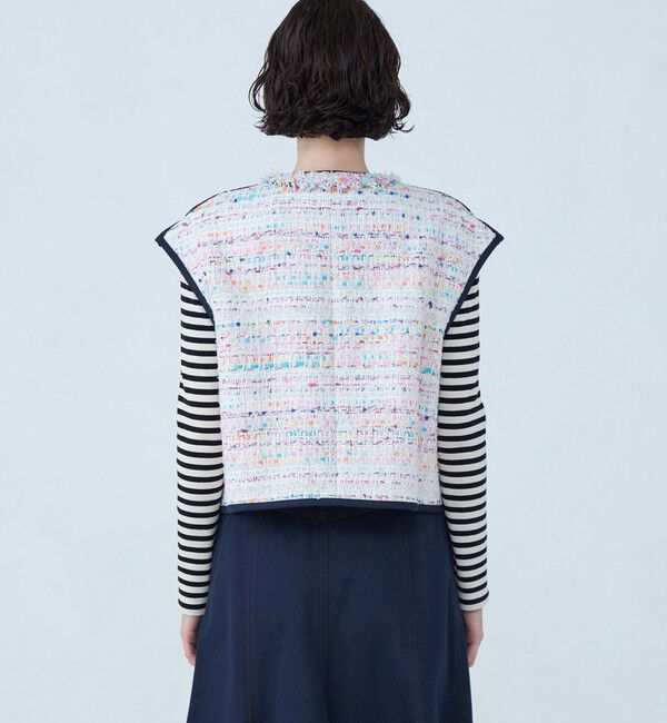 TOMORROWLAND collection「パステルファンシー デニムコンビジレ」|ベスト・ジレ|