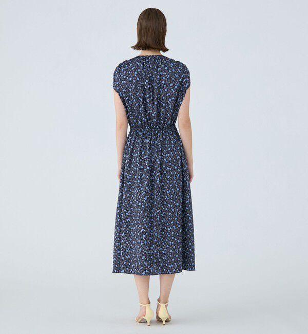 Ballsey「レジェフラワープリント ギャザートップワンピース」|ワンピース|