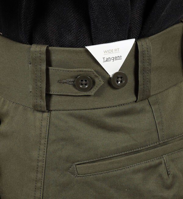 TOMORROWLAND BUYING WEAR「TANGENT 70`s Dutch Army コットン ワイドパンツ」|カーゴ|
