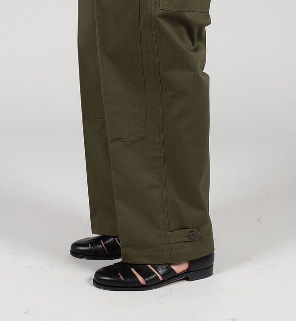 TOMORROWLAND BUYING WEAR「TANGENT 70`s Dutch Army コットン ワイドパンツ」|カーゴ|