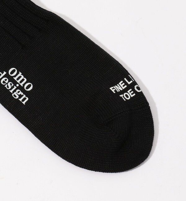 TOMORROWLAND GOODS「omo design コットン シルク ナイロンリブソックス」|ソックス|