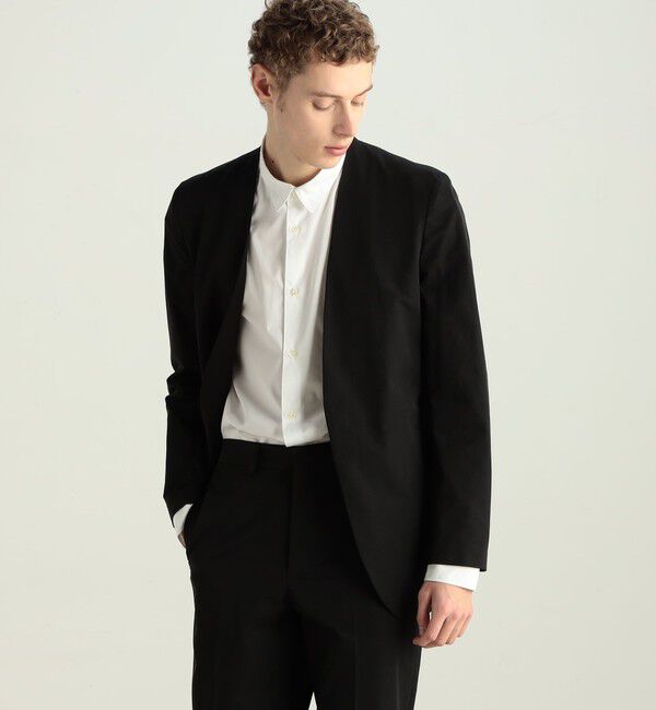 Edition「NS.ポリエステル ノーカラージャケット」|ノーカラージャケット|