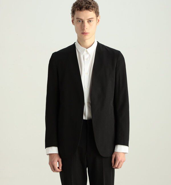 Edition「NS.ポリエステル ノーカラージャケット」|ノーカラージャケット|