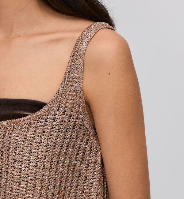 BACCA「オーロラフィルム リネンビスチェ」|ニット・セーター|