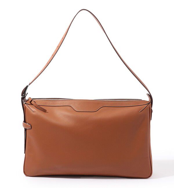 TOMORROWLAND GOODS「BONASTRE RIDER BAG M レザーショルダーバッグ」|ショルダー・メッセンジャー|47 ブラウン