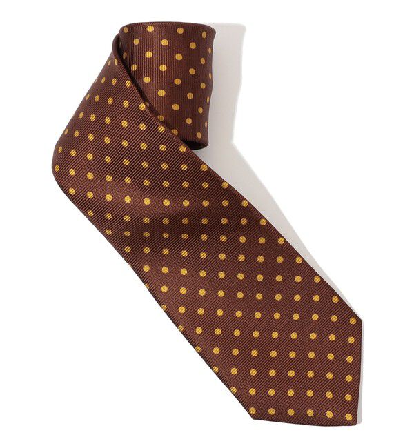 TOMORROWLAND GOODS「ERRICO FORMICOLA シルクプリント ドット柄ネクタイ」|ネクタイ・蝶ネクタイ|