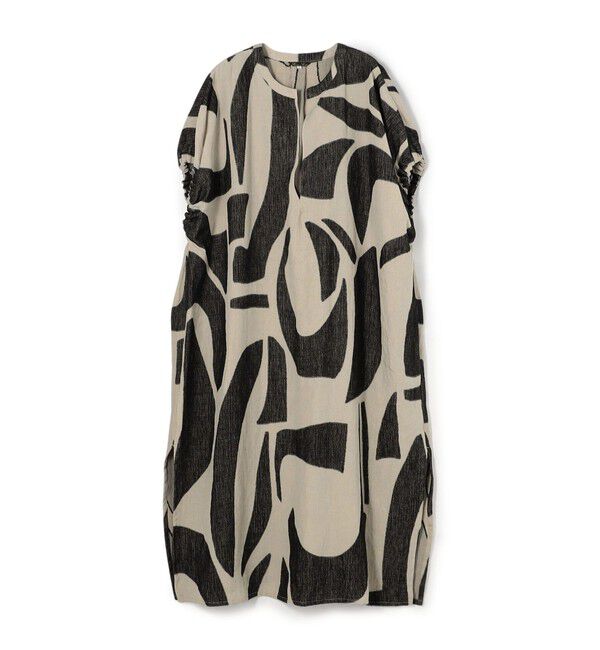 TOMORROWLAND GOODS「HAVERSACK リネンジャカード ワンピース」|ワンピース|42 ライトベージュ系