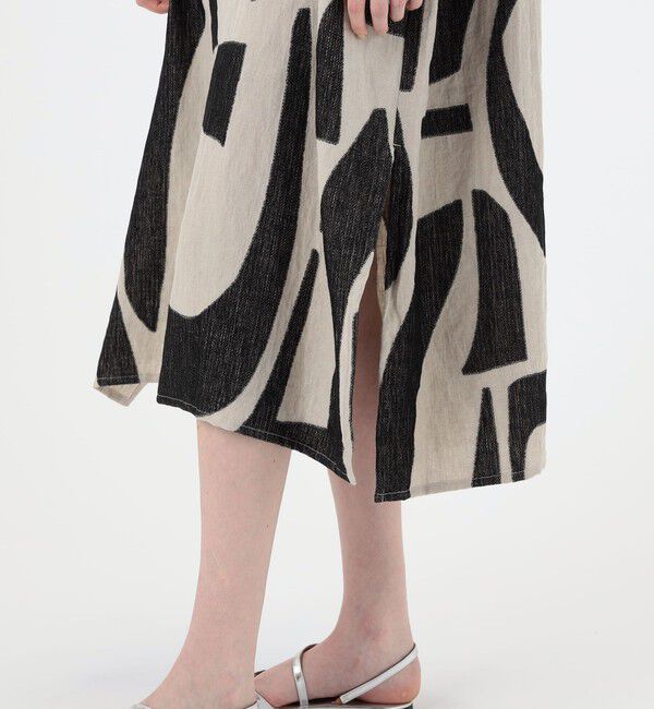 TOMORROWLAND GOODS「HAVERSACK リネンジャカード ワンピース」|ワンピース|