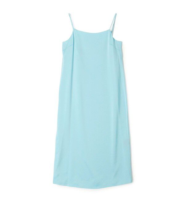 CABaN「リネンシルクオーガンジーチェック フロンタブルワンピース」|ワンピース|