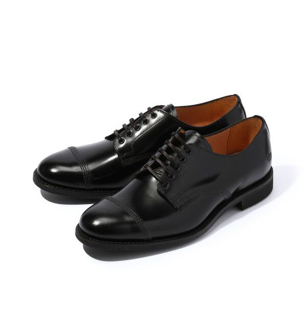 TOMORROWLAND GOODS「SANDERS ポリッシュドレザー キャップトゥシューズ」|その他|19 ブラック