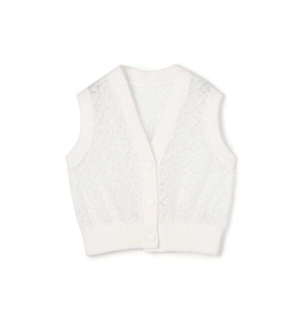 Ballsey「Susie ショートベスト」|ベスト・ジレ|11 ホワイト