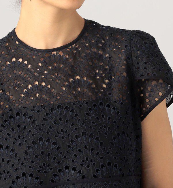 TOMORROWLAND collection「ピーコックエンブロイダリー ペタルスリーブブラウス」|シャツ・ブラウス|