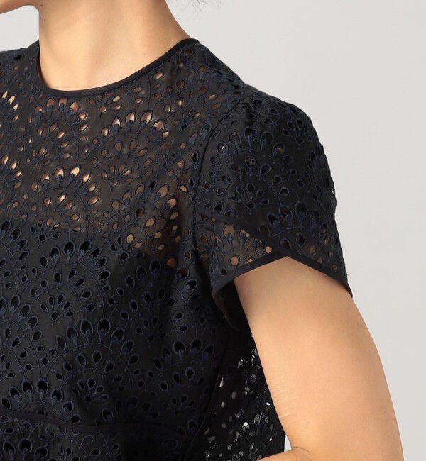 TOMORROWLAND collection「ピーコックエンブロイダリー ペタルスリーブブラウス」|シャツ・ブラウス|