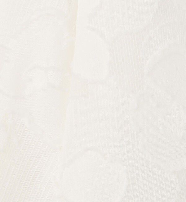 TOMORROWLAND collection「レイヤーカットジャカード ボザムコンビブラウス」|シャツ・ブラウス|