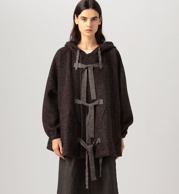 TOMORROWLAND GOODS「HAVERSACK ウールナイロン ポンチョ」|ポンチョ・ケープ|