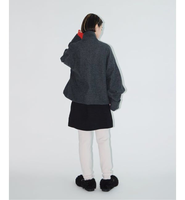  「FELTED WOOL HALF ZIP TOP：カットソー」|Tシャツ・カットソー|