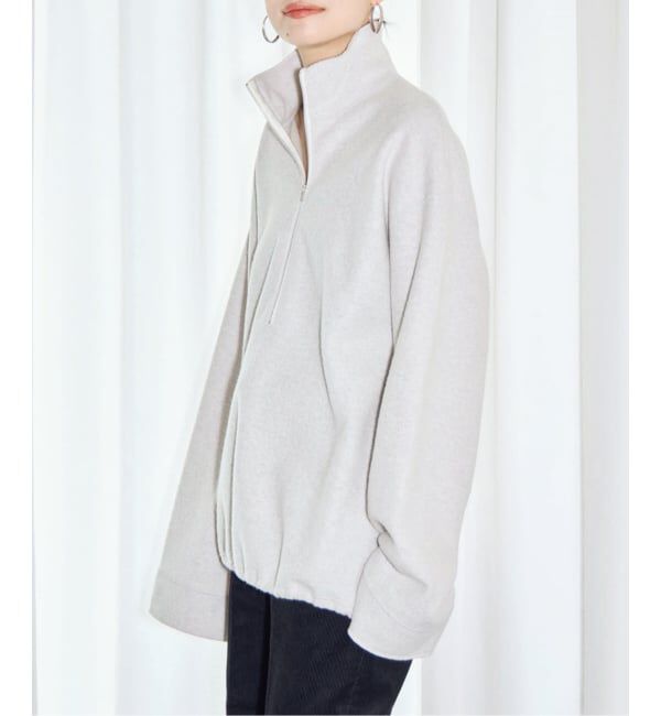  「FELTED WOOL HALF ZIP TOP：カットソー」|Tシャツ・カットソー|