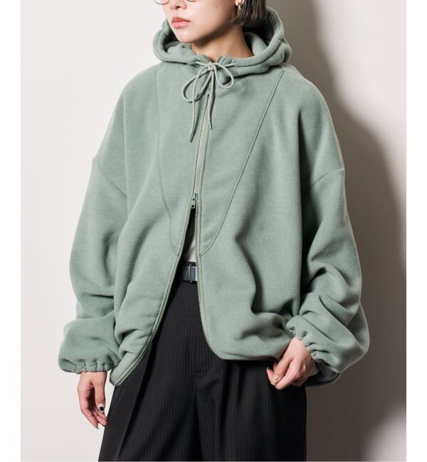  「ONIT RECYCLING FLEECE WZIP UP TOPS 25AW-ON219：カットソー」|Tシャツ・カットソー|カーキ