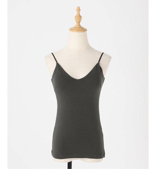 EMILYWEEK「【RESET】オーガニックコットン混 ブラキャミソール（グレー、グリーン）」|インナー|