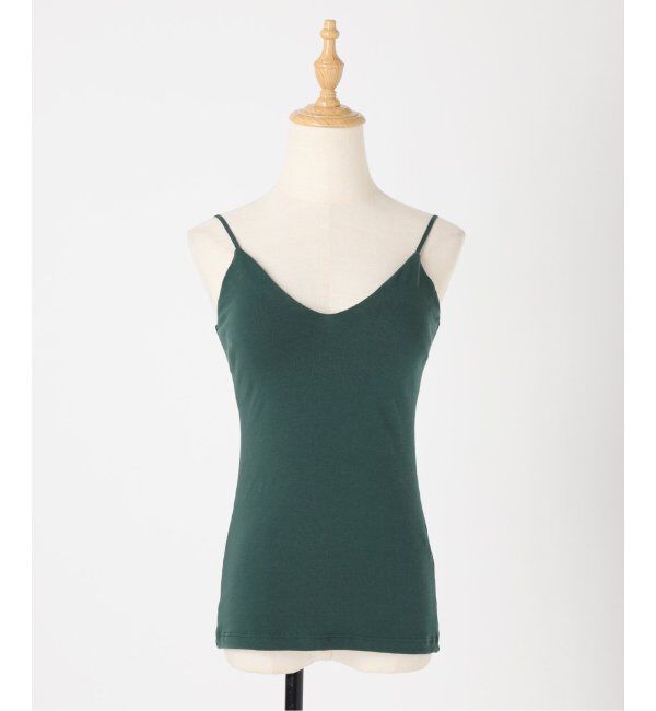 EMILYWEEK「【RESET】オーガニックコットン混 ブラキャミソール（グレー、グリーン）」|インナー|