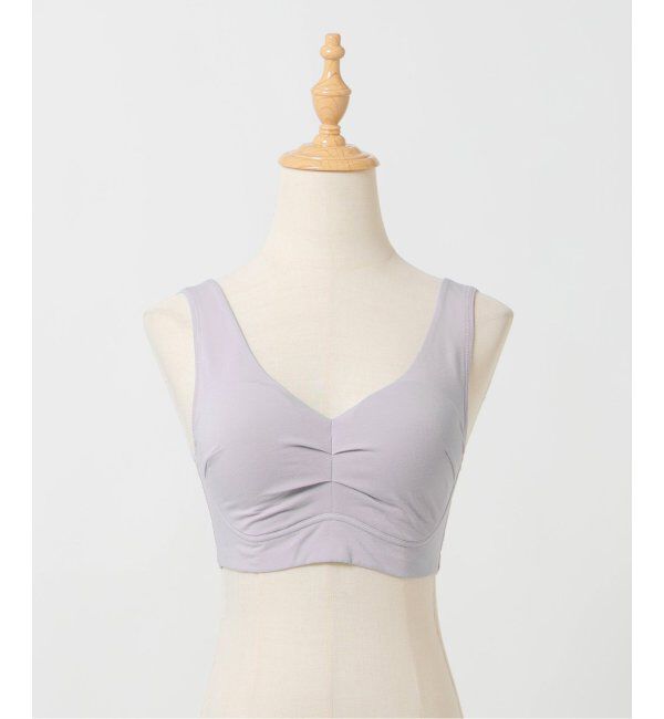 EMILYWEEK「【NEUTRAL】オーガニックコットン混カバレッジブラ（グリーン、パープル）」|インナー|