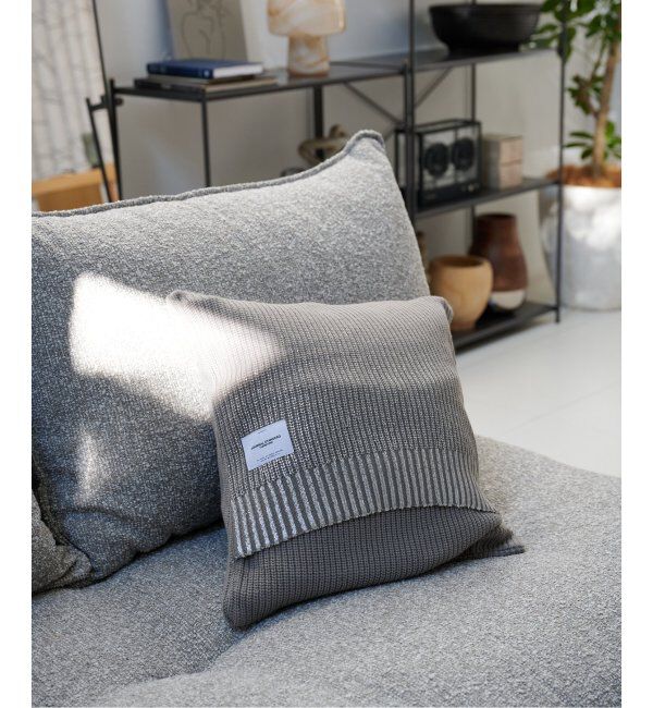 journal standard Furniture「SILVER PRINT KNIT CUSHION　クッションカバー 45cm」|クッション・クッションカバー|