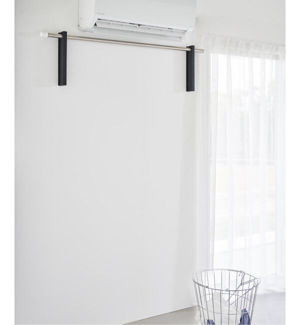 journal standard Furniture「《WEB限定》【tower/タワー】ウォール折り畳み物干し竿ホルダー2個組」|トイレタリー・ランドリーグッズ|