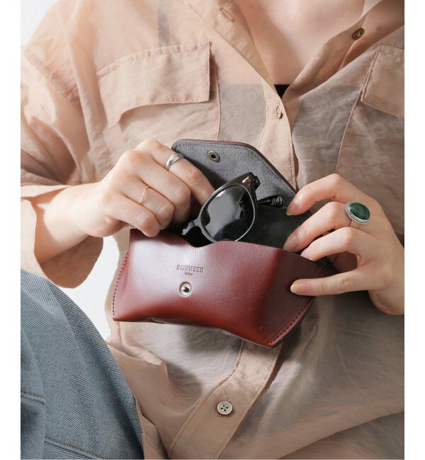 EYETHINK「【DIFFUSER/ディフューザー】SG1076B  D.BrownD.Gray glasses case」|その他|