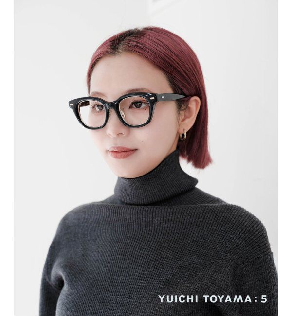 EYETHINK「【YUICHI TOYAMA：5 / ユウイチトヤマ：5】別注 DIABLO COL.7EX Optical」|メガネ|ネイビー